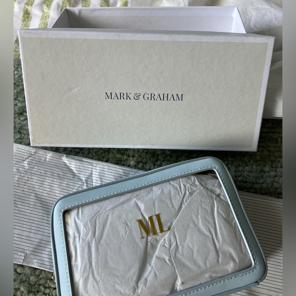 Mark & Graham CLEAR TRAVEL COSMETICS CASE